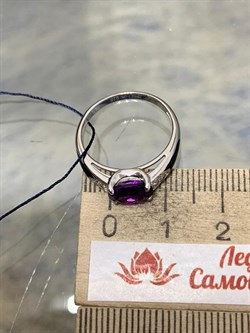 *Кольцо р.17 Аметист арт. 01-1459/0М30-00-006 Вес 2,2 г - фото 192320 *Кольцо р.17 Аметист арт. 01-1459/0М30-00-006 Вес 2,2 г - фото 192320