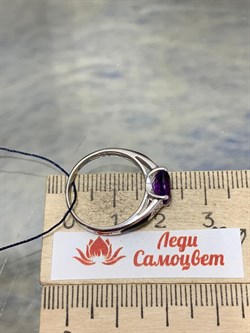 *Кольцо р.17 Аметист арт. 01-1459/0М30-00-006 Вес 2,2 г - фото 192321 *Кольцо р.17 Аметист арт. 01-1459/0М30-00-006 Вес 2,2 г - фото 192321