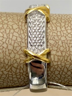 *Кольцо р.17 Белый Бр арт. 01-3324/000Б-18-631 вес 3,22 г - фото 192368