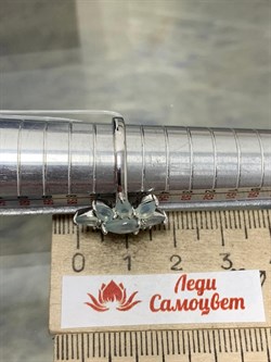 *Кольцо р.18  Мятный Агат арт. 01-2409/00МА-00-164 вес 3,77 г - фото 192423 *Кольцо р.18  Мятный Агат арт. 01-2409/00МА-00-164 вес 3,77 г - фото 192423