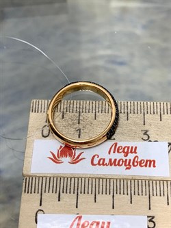 *Кольцо р.18 Черная Шпинель арт. 01-3182/00ЧШ-67-933 вес 3,83 г - фото 192434 *Кольцо р.18 Черная Шпинель арт. 01-3182/00ЧШ-67-933 вес 3,83 г - фото 192434