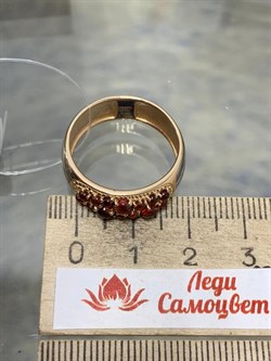*Кольцо р.19,5 Гранат арт. 01-2789/00ГР-06-105 вес 4,03 г - фото 192454 *Кольцо р.19,5 Гранат арт. 01-2789/00ГР-06-105 вес 4,03 г - фото 192454