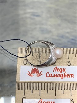 *Кольцо р.17 Белый Жемчуг арт. 01-0411/00ЖБ-00-860 вес 2,81г - фото 192884 *Кольцо р.17 Белый Жемчуг арт. 01-0411/00ЖБ-00-860 вес 2,81г - фото 192884