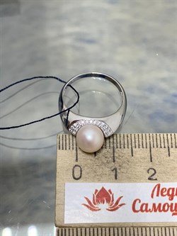 *Кольцо р.17 Белый Жемчуг арт. 01-0411/00ЖБ-00-860 вес 2,81г - фото 192885 *Кольцо р.17 Белый Жемчуг арт. 01-0411/00ЖБ-00-860 вес 2,81г - фото 192885