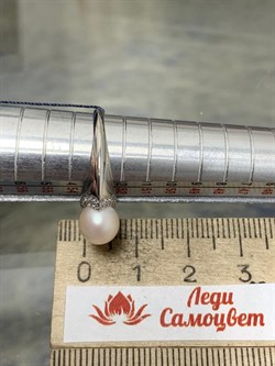 *Кольцо р.17 Белый Жемчуг арт. 01-0411/00ЖБ-00-860 вес 2,81г - фото 192892 *Кольцо р.17 Белый Жемчуг арт. 01-0411/00ЖБ-00-860 вес 2,81г - фото 192892