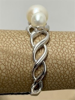 *Кольцо р.17 Белый Жемчуг арт. 01-0481/00ЖБ-00-152 Вес 2,09 г - фото 192914