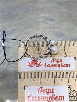 *Кольцо р.17,5 Белый Жемчуг арт. 01-0481/00ЖБ-00-163 Вес 2,30 г - фото 192919 *Кольцо р.17,5 Белый Жемчуг арт. 01-0481/00ЖБ-00-163 Вес 2,30 г - фото 192919