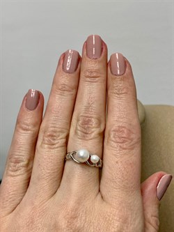 *Кольцо р.17,5 Белый Жемчуг арт. 01-0481/00ЖБ-00-163 Вес 2,30 г - фото 192922 *Кольцо р.17,5 Белый Жемчуг арт. 01-0481/00ЖБ-00-163 Вес 2,30 г - фото 192922