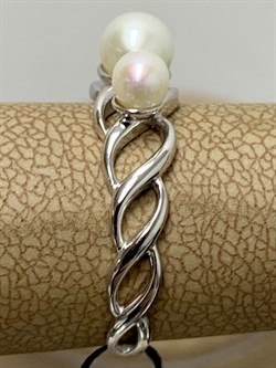 *Кольцо р.18 Белый Жемчуг арт. 01-0481/00ЖБ-00-068 Вес 2,09 г - фото 192934