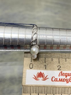 *Кольцо р.18 Белый Жемчуг арт. 01-0481/00ЖБ-00-068 Вес 2,09 г - фото 192937