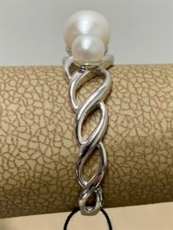 *Кольцо р.18,5 Белый Жемчуг арт. 01-0481/00ЖБ-00-233 Вес 2,19 г - фото 192944