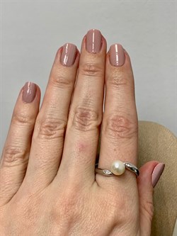 *Кольцо р.19,5 Белый Жемчуг арт. 01-0482/00ЖБ-00-123 Вес 2,67 г - фото 192962 *Кольцо р.19,5 Белый Жемчуг арт. 01-0482/00ЖБ-00-123 Вес 2,67 г - фото 192962