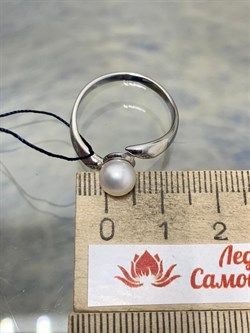 *Кольцо р.18 Белый Жемчуг арт. 01-0482/00ЖБ-00-623 Вес 2,52 г - фото 192980 *Кольцо р.18 Белый Жемчуг арт. 01-0482/00ЖБ-00-623 Вес 2,52 г - фото 192980