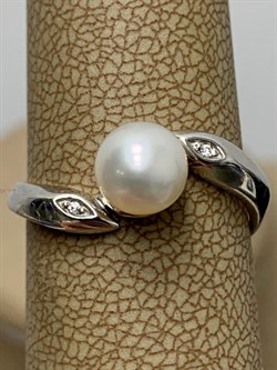 *Кольцо р.18 Белый Жемчуг арт. 01-0482/00ЖБ-00-623 Вес 2,52 г - фото 192983 *Кольцо р.18 Белый Жемчуг арт. 01-0482/00ЖБ-00-623 Вес 2,52 г - фото 192983