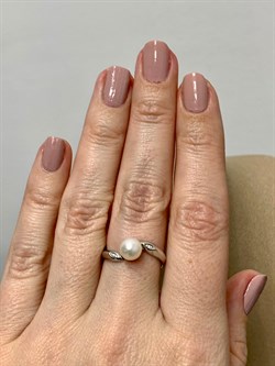 *Кольцо р.17 Белый Жемчуг арт. 01-0482/00ЖБ-00-086 Вес 2,27 г - фото 192992 *Кольцо р.17 Белый Жемчуг арт. 01-0482/00ЖБ-00-086 Вес 2,27 г - фото 192992