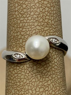 *Кольцо р.17 Белый Жемчуг арт. 01-0482/00ЖБ-00-086 Вес 2,27 г - фото 192993 *Кольцо р.17 Белый Жемчуг арт. 01-0482/00ЖБ-00-086 Вес 2,27 г - фото 192993