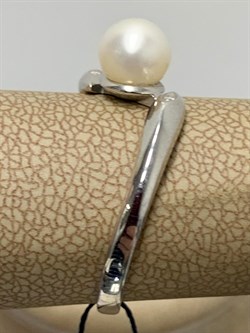 *Кольцо р.19 Белый Жемчуг арт. 01-0482/00ЖБ-00-678 Вес 2,58 г - фото 193004