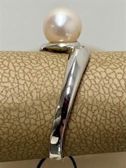 *Кольцо р.17,5 Белый Жемчуг арт. 01-0482/00ЖБ-00-768 Вес 2,39 г - фото 193011