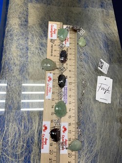 *Колье р.45 Фасетный Сапфир Микс арт. FI-N00246-X-W-MLB-X-BR-717 Вес 44,1 г - фото 193111