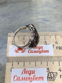 *Кольцо р.19 Коньячный Фианит Микро Вставки арт. CZ-R00320-X-WB-DB-X-D-511 Вес 4,75 г - фото 193124 *Кольцо р.19 Коньячный Фианит Микро Вставки арт. CZ-R00320-X-WB-DB-X-D-511 Вес 4,75 г - фото 193124