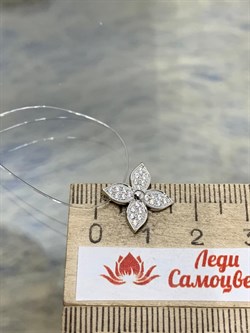 *Кулон Белый Фианит Микро Вставки арт. CZ-P04037-X-W-X-X-W-833 Вес 0,93 г - фото 193152 *Кулон Белый Фианит Микро Вставки арт. CZ-P04037-X-W-X-X-W-833 Вес 0,93 г - фото 193152