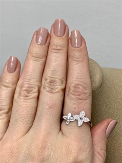 *Кольцо р.18 Белый Фианит Микро Вставки арт. CZ-R04037-X-W-X-X-W-809 Вес 2,04 г - фото 193159 *Кольцо р.18 Белый Фианит Микро Вставки арт. CZ-R04037-X-W-X-X-W-809 Вес 2,04 г - фото 193159