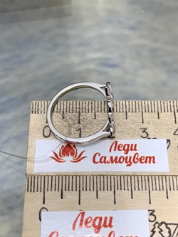 *Кольцо р.18 Белый Фианит Микро Вставки арт. CZ-R04037-X-W-X-X-W-809 Вес 2,04 г - фото 193162 *Кольцо р.18 Белый Фианит Микро Вставки арт. CZ-R04037-X-W-X-X-W-809 Вес 2,04 г - фото 193162