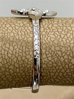 *Кольцо р.17 Белый Фианит Микро Вставки арт. CZ-R04237-X-W-X-X-W-202 Вес 1,68 г - фото 193167 *Кольцо р.17 Белый Фианит Микро Вставки арт. CZ-R04237-X-W-X-X-W-202 Вес 1,68 г - фото 193167