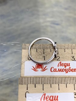 *Кольцо р.17 Белый Фианит Микро Вставки арт. CZ-R04237-X-W-X-X-W-202 Вес 1,68 г - фото 193172 *Кольцо р.17 Белый Фианит Микро Вставки арт. CZ-R04237-X-W-X-X-W-202 Вес 1,68 г - фото 193172