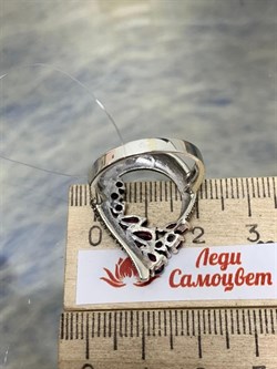 *Кольцо р.18 Микс Марказит Родолит арт. HR0708SP-073 вес 5,56 г - фото 193191 *Кольцо р.18 Микс Марказит Родолит арт. HR0708SP-073 вес 5,56 г - фото 193191