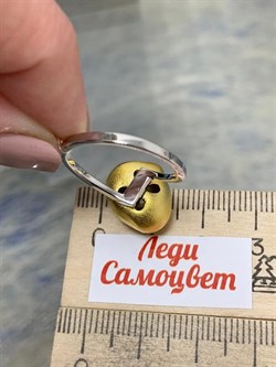 *Кольцо р.17,5 Фианит Облачка арт. RB-R00306-X-WY-X-X-W-789 вес 3,26 г - фото 193525