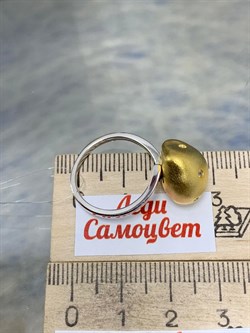 *Кольцо р.17,5 Фианит Облачка арт. RB-R00306-X-WY-X-X-W-789 вес 3,26 г - фото 193529