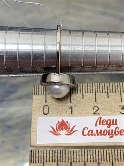 *Кольцо р.18 Белый Жемчуг арт. PI-R00150-X-W-PN-X-W-466 вес 4,35 г - фото 193620 *Кольцо р.18 Белый Жемчуг арт. PI-R00150-X-W-PN-X-W-466 вес 4,35 г - фото 193620