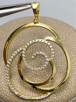 *Подвеска Белый Фианит арт. MP-P01031-X-Y-X-X-W-968 вес 4,1 г - фото 193677 *Подвеска Белый Фианит арт. MP-P01031-X-Y-X-X-W-968 вес 4,1 г - фото 193677