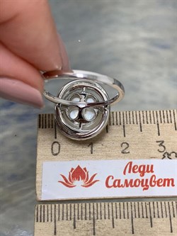 *Кольцо р.18,5 Белый Жемчуг арт. PI-R00785-X-W-PN-X-W-748 вес 5,53 г - фото 193710 *Кольцо р.18,5 Белый Жемчуг арт. PI-R00785-X-W-PN-X-W-748 вес 5,53 г - фото 193710