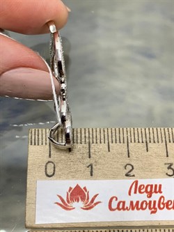 *Подвеска Белый Фианит Микро Вставки арт. MP-P04586-X-W-X-X-W-079 вес 3,06 г - фото 193740 *Подвеска Белый Фианит Микро Вставки арт. MP-P04586-X-W-X-X-W-079 вес 3,06 г - фото 193740