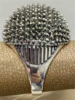 *Кольцо р.17 Марказит арт. HR1000-335 вес 14,49 г - фото 193977
