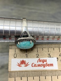 *Кольцо р.20 Микс Марказит Амазонит арт. HR1765-851 вес 5.34 г - фото 194113 *Кольцо р.20 Микс Марказит Амазонит арт. HR1765-851 вес 5.34 г - фото 194113