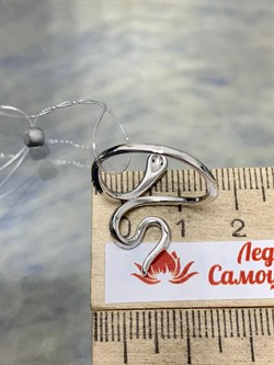 *Кольцо р.18,5 Фианит Змейка арт. CZ-R01885-X-W-NCE-X-W-869 вес 2,15 г - фото 194143 *Кольцо р.18,5 Фианит Змейка арт. CZ-R01885-X-W-NCE-X-W-869 вес 2,15 г - фото 194143