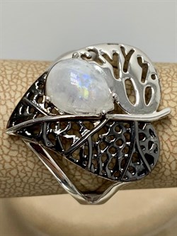 *Кольцо р.18,5 Адуляр арт. SM-R02902-X-WB-W-X-X-935 (вес 5,67 г) - фото 194235 *Кольцо р.18,5 Адуляр арт. SM-R02902-X-WB-W-X-X-935 (вес 5,67 г) - фото 194235