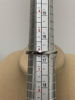 *Кольцо р.16,5 Сапфир Цаворит арт. SM-R02912-X-WB-SAP-X-Gg-120 вес 3,97 г - фото 194254