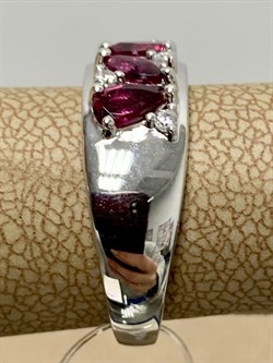 *Кольцо р.17 Родолит арт. SM-R02909-X-W-lil-X-W-729 вес 3,45 г - фото 194344 *Кольцо р.17 Родолит арт. SM-R02909-X-W-lil-X-W-729 вес 3,45 г - фото 194344