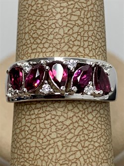 *Кольцо р.17 Родолит арт. SM-R02909-X-W-lil-X-W-729 вес 3,45 г - фото 194345 *Кольцо р.17 Родолит арт. SM-R02909-X-W-lil-X-W-729 вес 3,45 г - фото 194345