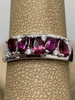 *Кольцо р.18,5 Родолит арт. SM-R02909-X-W-lil-X-W-987 вес 3,89 г - фото 194372 *Кольцо р.18,5 Родолит арт. SM-R02909-X-W-lil-X-W-987 вес 3,89 г - фото 194372