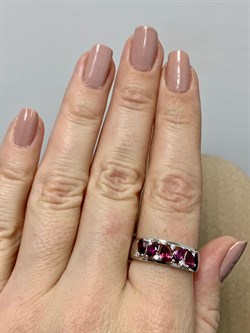 *Кольцо р.18,5 Родолит арт. SM-R02909-X-W-lil-X-W-987 вес 3,89 г - фото 194373 *Кольцо р.18,5 Родолит арт. SM-R02909-X-W-lil-X-W-987 вес 3,89 г - фото 194373