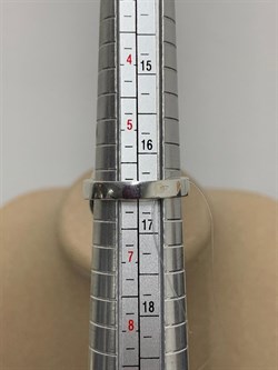 *Кольцо р.16,5 Марказит Гранат Пироп арт. HR601-857 (вес 7,07 г) - фото 194380