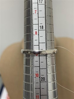 *Кольцо р.19 Марказит Корунд Коричневый Сапфир арт. M101226-579 вес 4,63 г - фото 194421