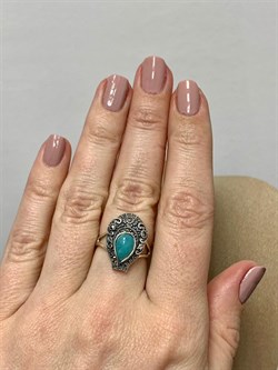 *Кольцо р.17 Микс Марказит Амазонит арт. К 1100-842 вес 4,29 г - фото 194447 *Кольцо р.17 Микс Марказит Амазонит арт. К 1100-842 вес 4,29 г - фото 194447