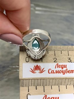 *Кольцо р.17 Микс Марказит Амазонит арт. К 1100-842 вес 4,29 г - фото 194450 *Кольцо р.17 Микс Марказит Амазонит арт. К 1100-842 вес 4,29 г - фото 194450