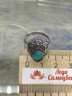 *Кольцо р.17 Микс Марказит Амазонит арт. К 1100-842 вес 4,29 г - фото 194451 *Кольцо р.17 Микс Марказит Амазонит арт. К 1100-842 вес 4,29 г - фото 194451